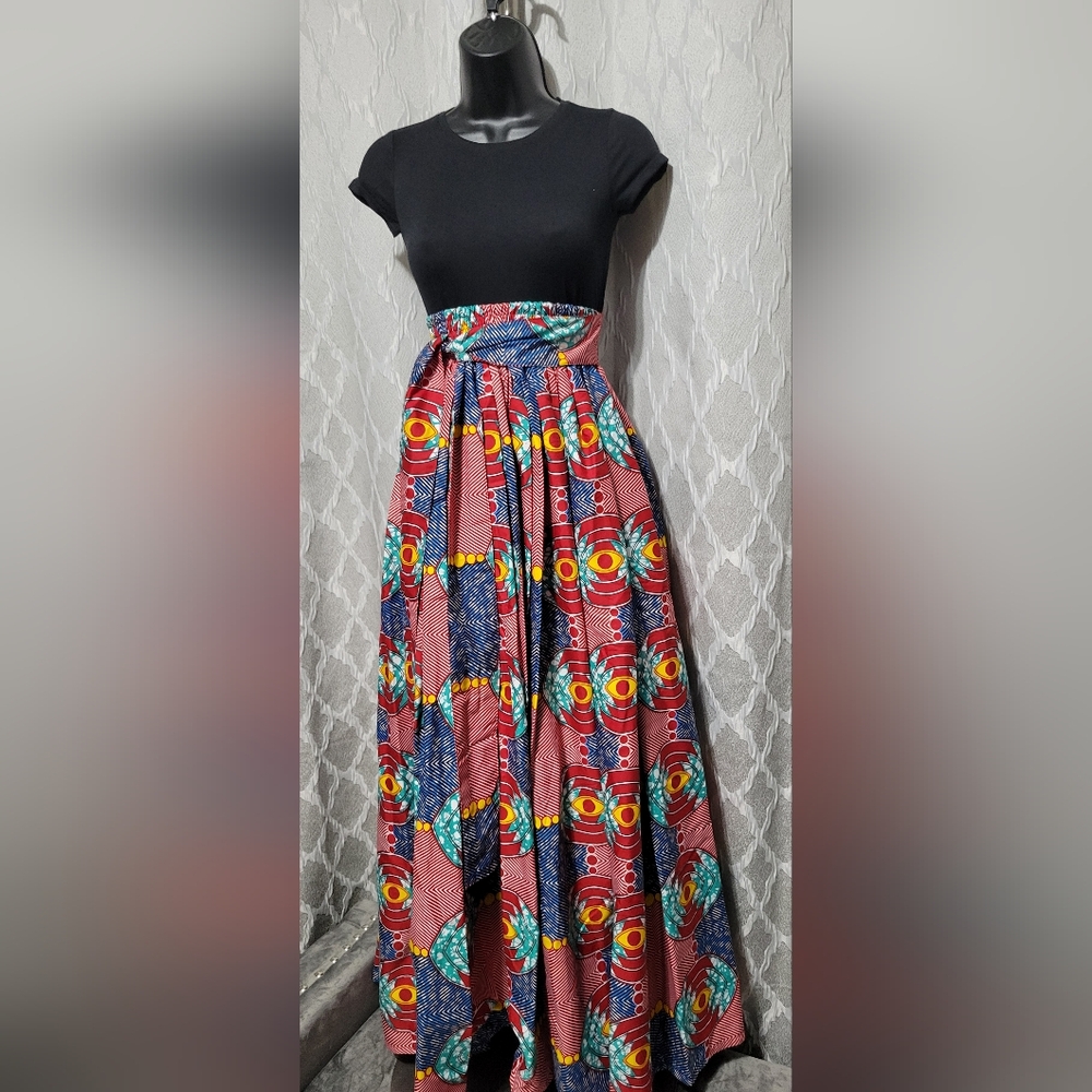 Ankara | African Print | Maxi Skirt | Free Size